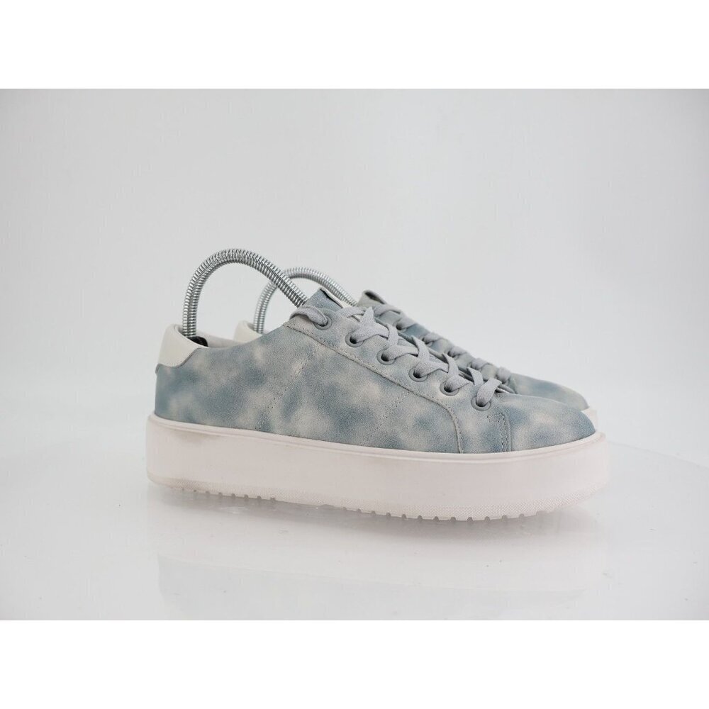 The Greats Waverly Cloud Sneakers Womens Size 9.5 Blue Tie Dye Leather Platform
